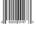 Barcode Image for UPC code 050200001673