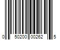 Barcode Image for UPC code 050200002625