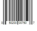 Barcode Image for UPC code 050200007507