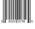 Barcode Image for UPC code 050200007569