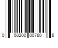 Barcode Image for UPC code 050200007606