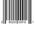 Barcode Image for UPC code 050200009181