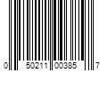 Barcode Image for UPC code 050211003857