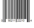 Barcode Image for UPC code 050211222104