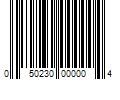 Barcode Image for UPC code 050230000004