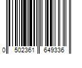 Barcode Image for UPC code 05023616493306