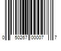 Barcode Image for UPC code 050267000077