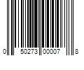 Barcode Image for UPC code 050273000078