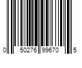 Barcode Image for UPC code 050276996705