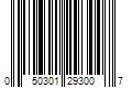 Barcode Image for UPC code 050301293007