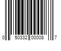 Barcode Image for UPC code 050332000087