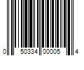 Barcode Image for UPC code 050334000054