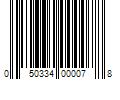 Barcode Image for UPC code 050334000078