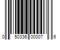 Barcode Image for UPC code 050336000076