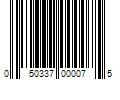 Barcode Image for UPC code 050337000075