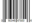 Barcode Image for UPC code 050345678006