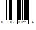 Barcode Image for UPC code 050375000426