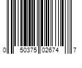 Barcode Image for UPC code 050375026747