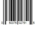 Barcode Image for UPC code 050375027515