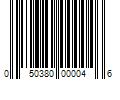 Barcode Image for UPC code 050380000046