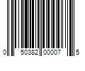 Barcode Image for UPC code 050382000075