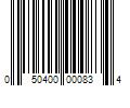 Barcode Image for UPC code 050400000834