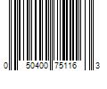 Barcode Image for UPC code 050400751163