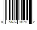 Barcode Image for UPC code 050404600702