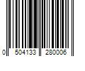 Barcode Image for UPC code 05041332800017