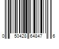 Barcode Image for UPC code 050428648476