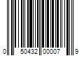 Barcode Image for UPC code 050432000079