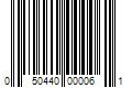 Barcode Image for UPC code 050440000061