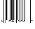 Barcode Image for UPC code 050441000077