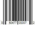 Barcode Image for UPC code 050477000072