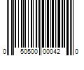 Barcode Image for UPC code 050500000420