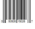 Barcode Image for UPC code 050505150267