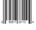 Barcode Image for UPC code 050517331104