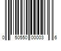 Barcode Image for UPC code 050550000036