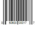 Barcode Image for UPC code 050600000177