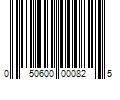 Barcode Image for UPC code 050600000825