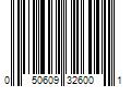 Barcode Image for UPC code 050609326001