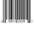 Barcode Image for UPC code 050610000051