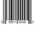 Barcode Image for UPC code 050611000050