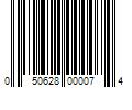 Barcode Image for UPC code 050628000074