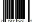 Barcode Image for UPC code 050634000075