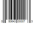 Barcode Image for UPC code 050643000073