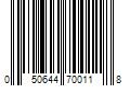 Barcode Image for UPC code 050644700118