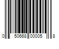 Barcode Image for UPC code 050668000058