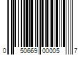 Barcode Image for UPC code 050669000057