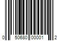 Barcode Image for UPC code 050680000012